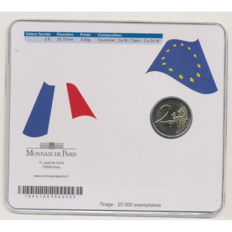 2€ France 2010 - 70 ans appel 18 juin - De Gaulle - Brillant Universel
