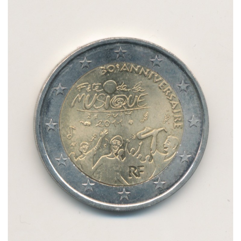 2€ France 2011 - 30e anniversaire Fête de la musique