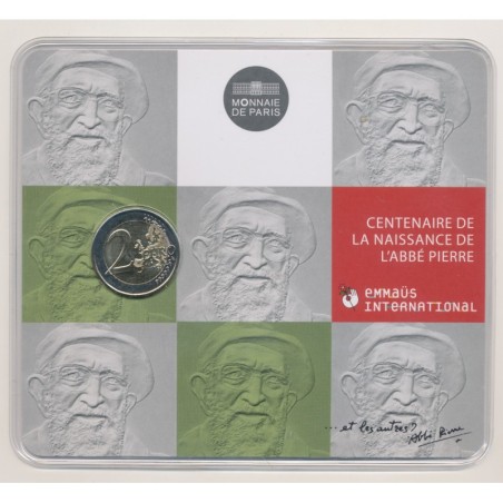 2 Euro 2012 - Abbé pierre - Brillant universel