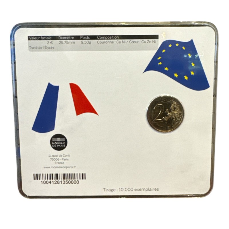 2 Euro 2013 - Traité de l'élysée - Brillant universel