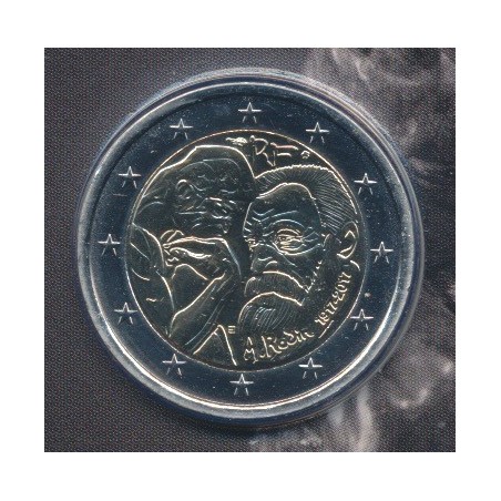 2 Euro 2017 - 100 ans Rodin - le penseur - Brillant universel