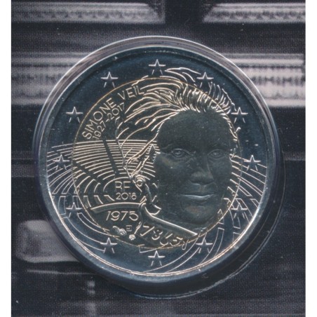 2 Euro 2018 - Simone Veil - Brillant universel