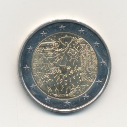 2 Euro France 2019 - 30ème anniversaire de la chute du mur de Berlin - brillant universel 2