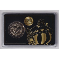 2 Euro France 2019 - Asterix - Brillant universel - encart Astérix et Obélix