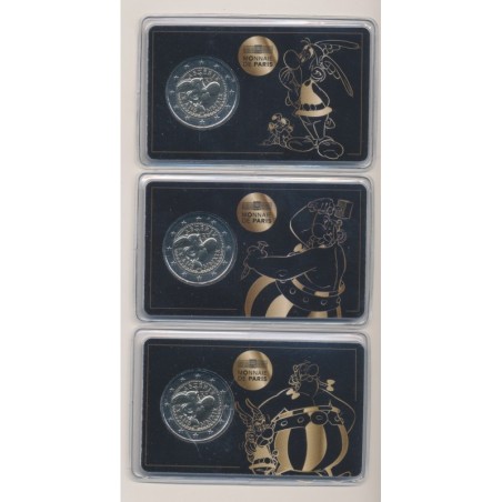 2 Euro 2019 - Lot 3 coincard Asterix - Brillant universel