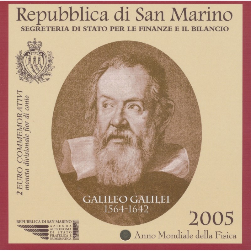 St marin - 2 Euro - 2005 - Gallilée