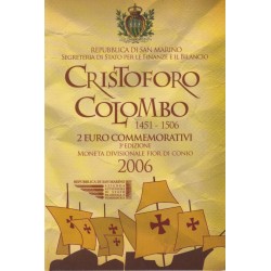 St marin - 2 Euro 2006 - Christophe colomb