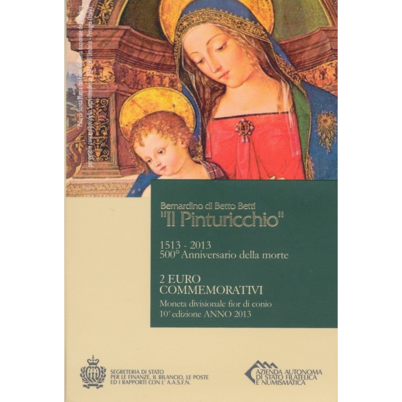 St marin - 2 Euro - 2013 - Il Pinturicchio