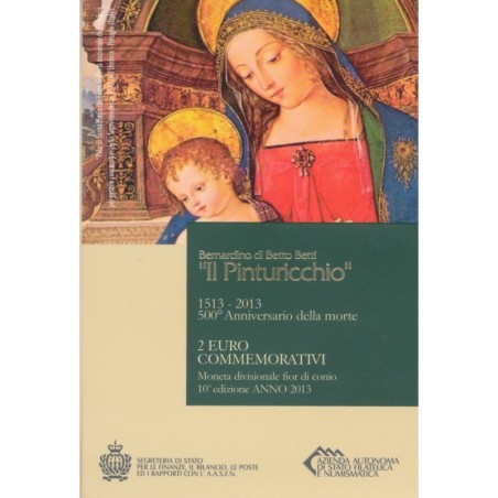 St marin - 2 Euro - 2013 - Il Pinturicchio