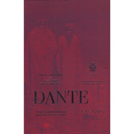 St marin - 2 Euro - 2015 - Dante Alighieri