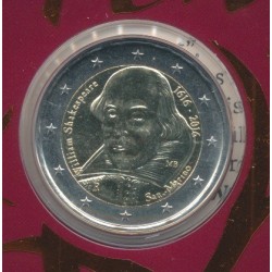 St marin - 2 Euro - 2016 - Skakespeare 2
