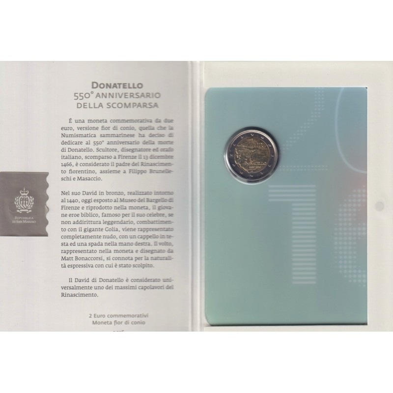 St marin - 2 Euro 2016 - Donatello