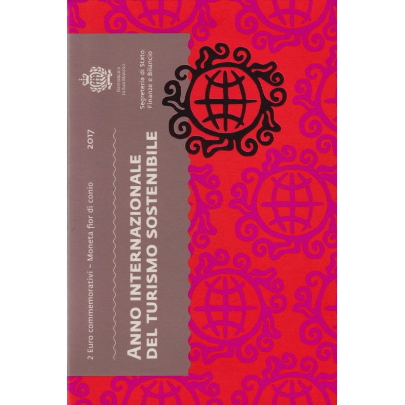 St marin - 2 Euro 2017 - année internationale du développement durable du tourisme