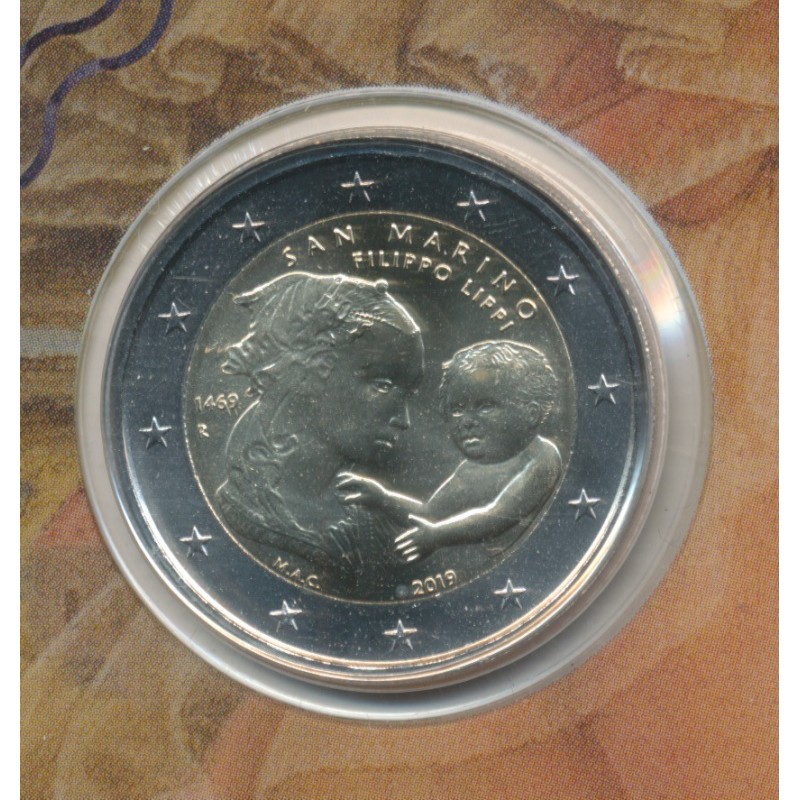 St marin - 2 Euro - 2019 - 550ème anniversaire de la mort de Filippo Lippi