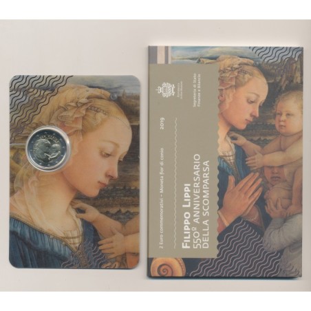 St marin - 2 Euro - 2019 - 550ème anniversaire de la mort de Filippo Lippi