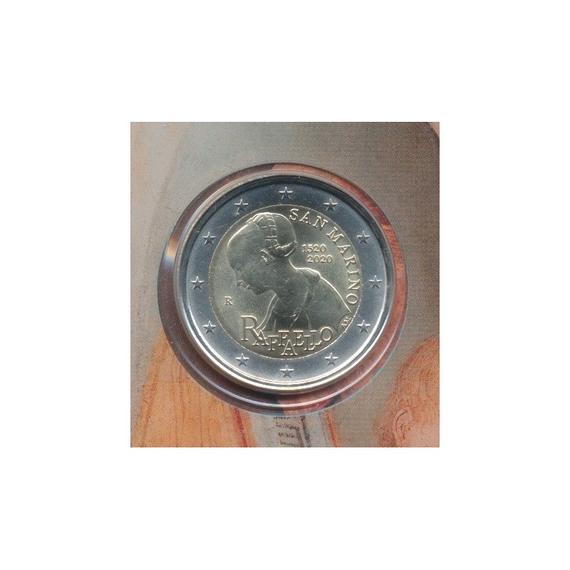 St marin - 2 Euro - 2020 - 500e anniversaire de la mort de Raphaël - Raffaello Sanzio