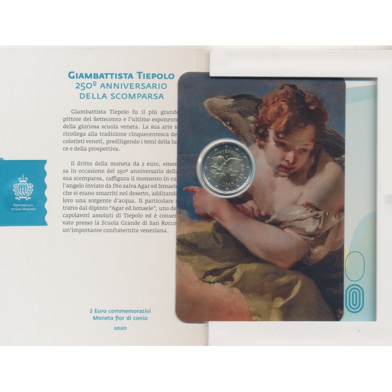 St marin - 2 Euro - 2020 - Giambattista Tiepolo