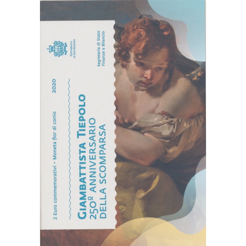 St marin - 2 Euro - 2020 - Giambattista Tiepolo