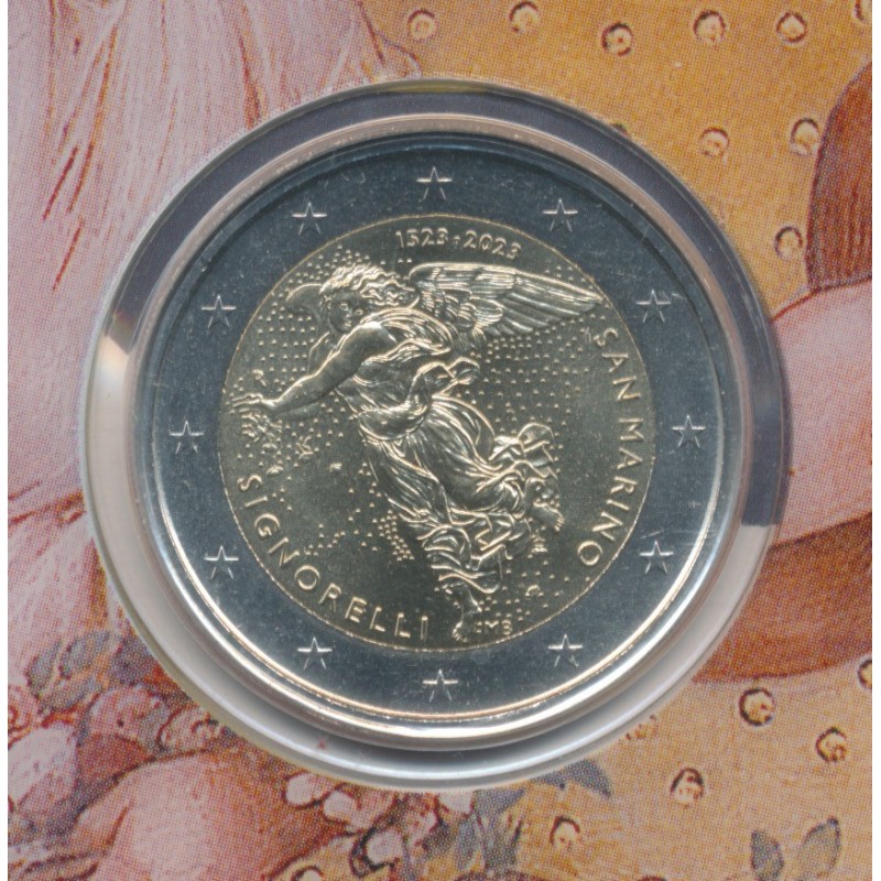 St marin - 2 Euro 2023 - 500e anniversaire de la mort de Luca Signorelli
