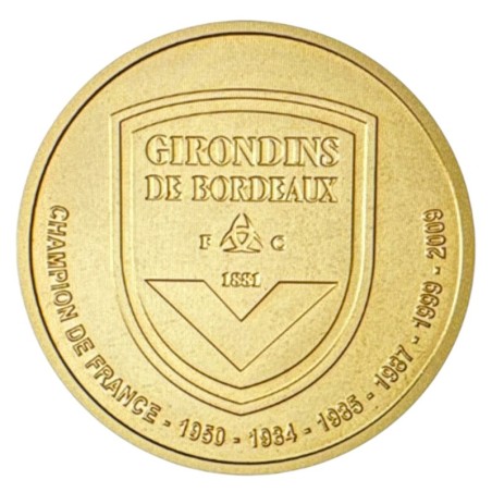 1,5 Euro 2010 - Girondins de Bordeaux - 25.000 ex - Cupro alu nickel