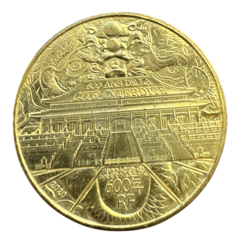 1/4 euro 2020 - 600 ans cité interdite - cupro nickel 