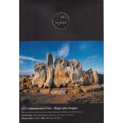 2€ Malte 2017 - Hagar dim temples - en coffret 