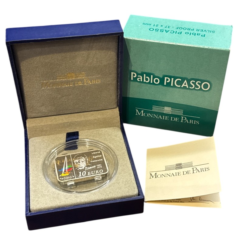 10 Euro 2010 - Pablo Picasso - argent Belle épreuve