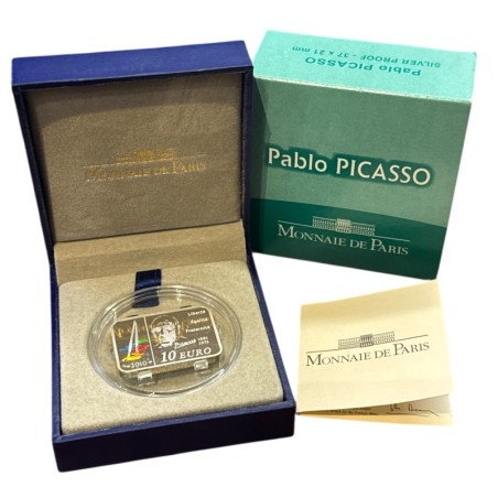10 Euro 2010 - Pablo Picasso - argent Belle épreuve