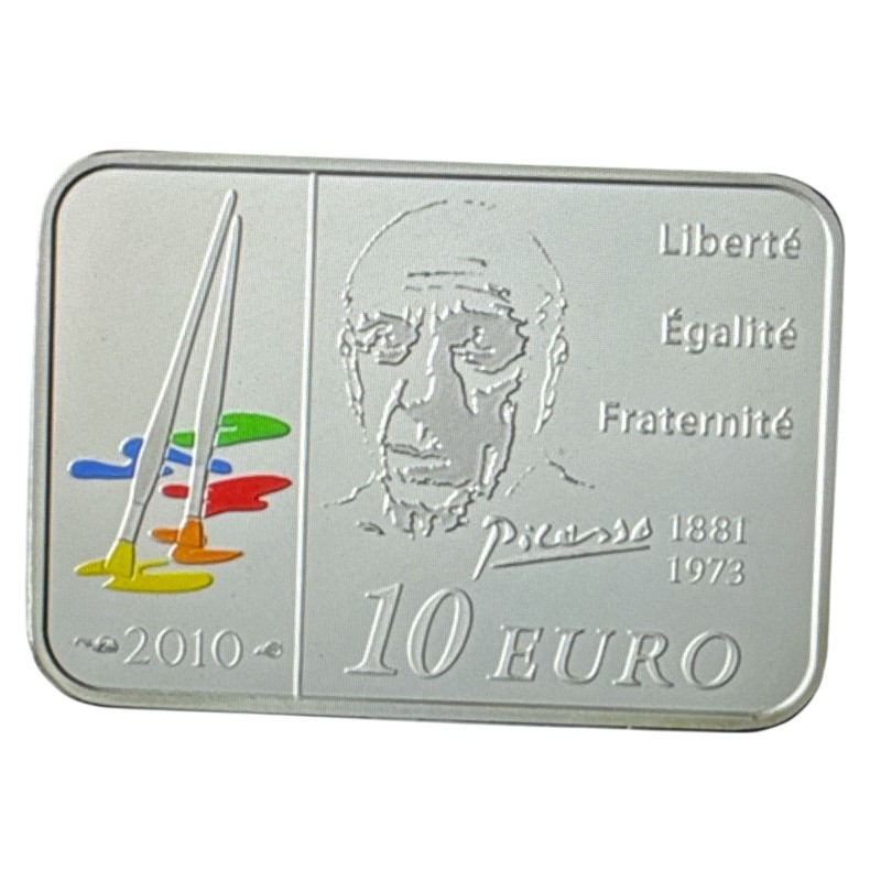 10 Euro 2010 - Pablo Picasso - argent Belle épreuve