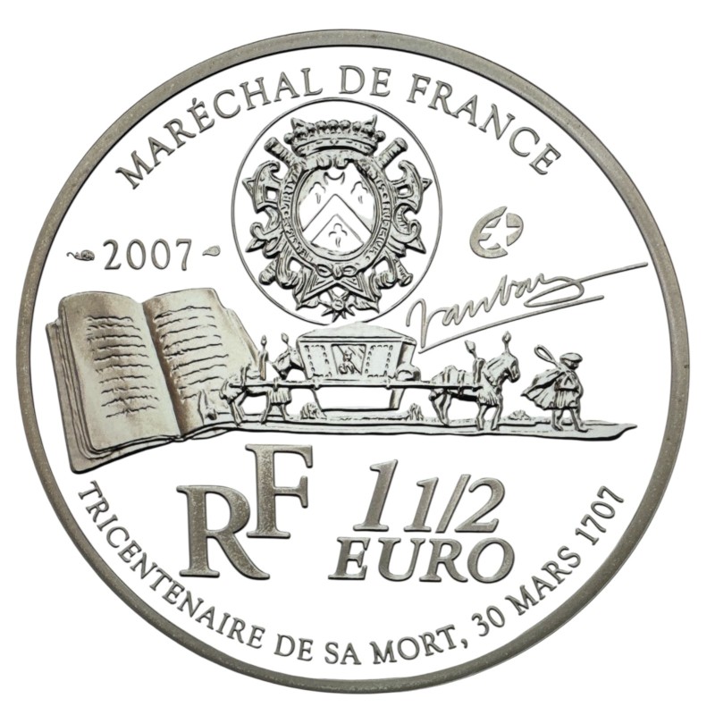 1,5 Euro 2007 - Vauban - argent Belle Epreuve