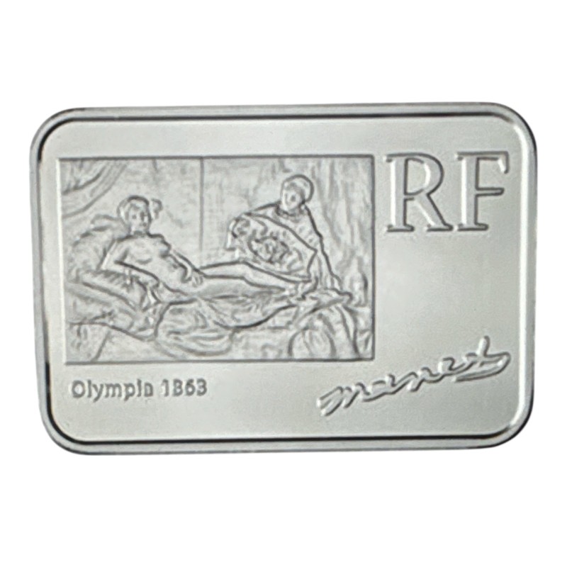 1/4 euro 2008 - Edouard Manet - argent Belle épreuve