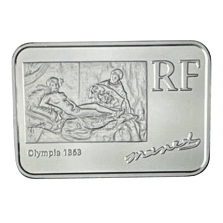 1/4 euro 2008 - Edouard Manet - argent Belle épreuve
