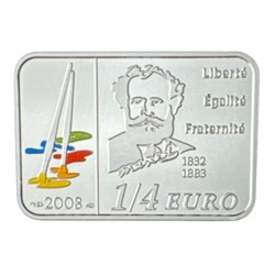 1/4 euro 2008 - Edouard Manet - argent Belle épreuve