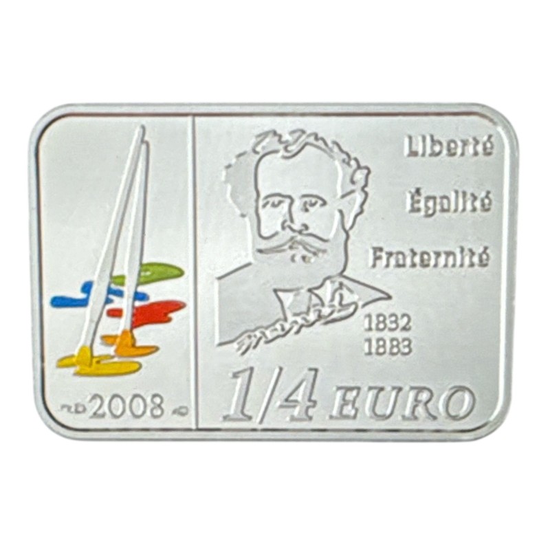 1/4 euro 2008 - Edouard Manet - argent Belle épreuve