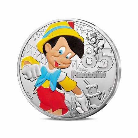 10 Euro 2025 - Pinocchio - Disney - argent Brillant universel
