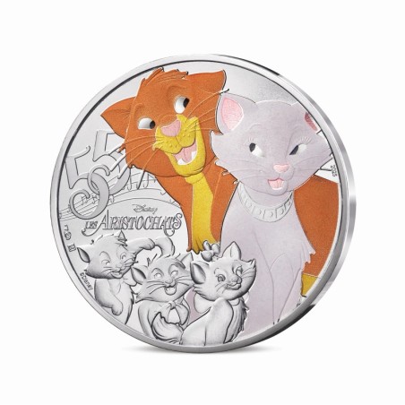 10 Euro 2025 - Les aristochats - Disney - argent Brillant universel