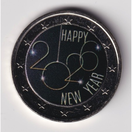 2 Euro couleur - Happy new year 2026 - N°3