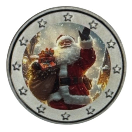 2 Euro couleur - Noel - N°3