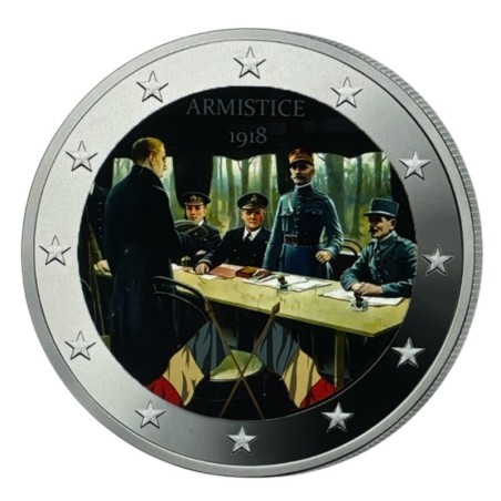 2 Euro couleur - Armistice - 11 novembre 1918