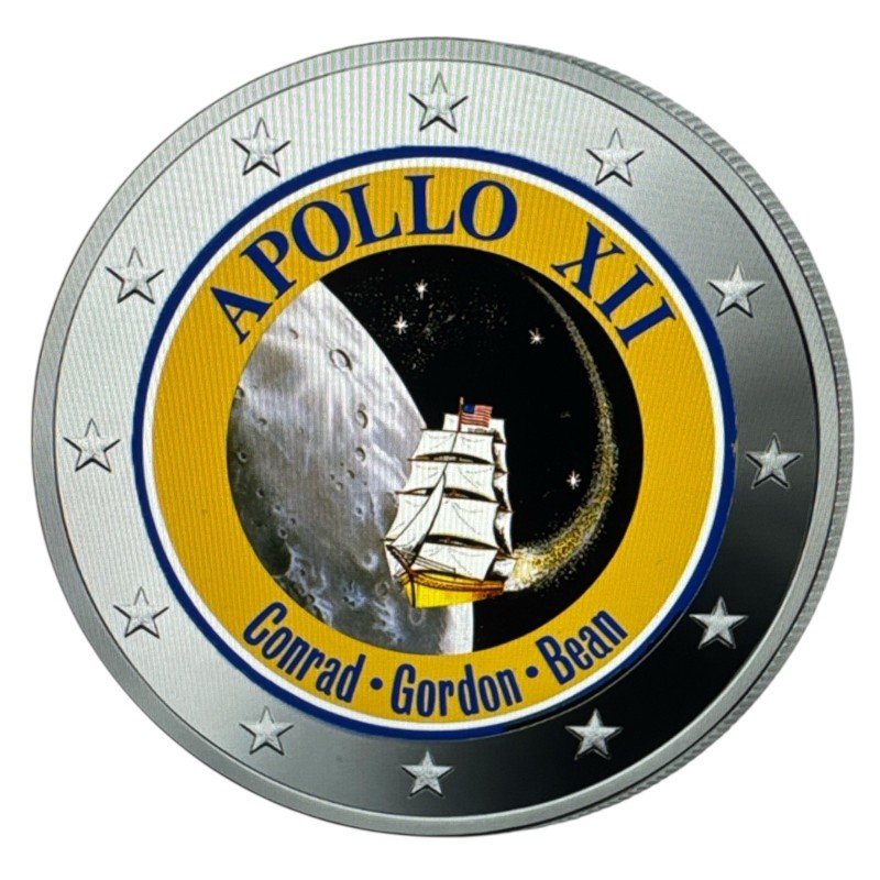 2 Euro couleur - Mission Apollo XII