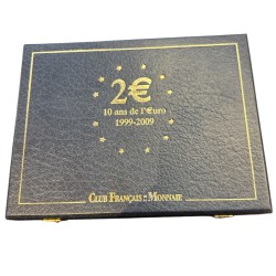 Coffret 16 Monnaies - 2 euro 2009 - 10 ans de l'euro 2