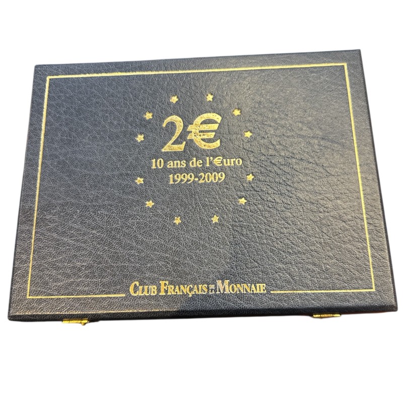 Coffret 16 Monnaies - 2 euro 2009 - 10 ans de l'euro