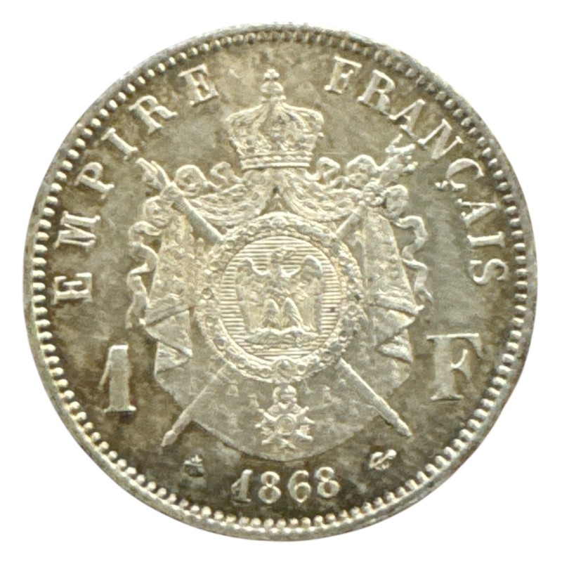Napoléon III - 1 Franc - 1868 A Paris - SUP+