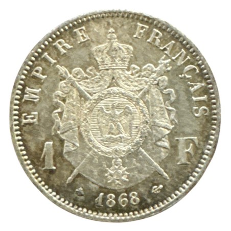 Napoléon III - 1 Franc - 1868 A Paris - SUP+