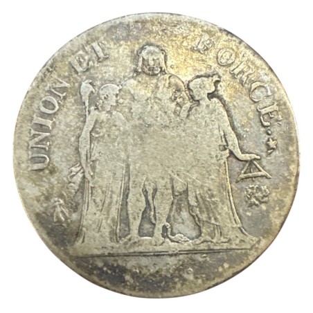 5 Francs Union et Force - AN 10 L Bayonne - B/TB