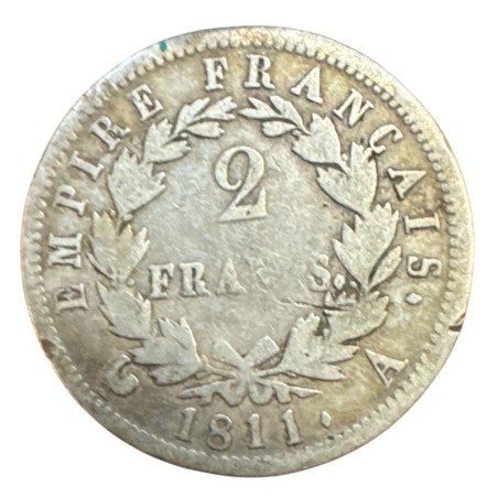 Napoléon empereur - 2 Francs - 1811 A Paris - TB