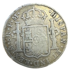 Mexique - 8 Reales 1789 Mo - Charles IV - argent - TB 2