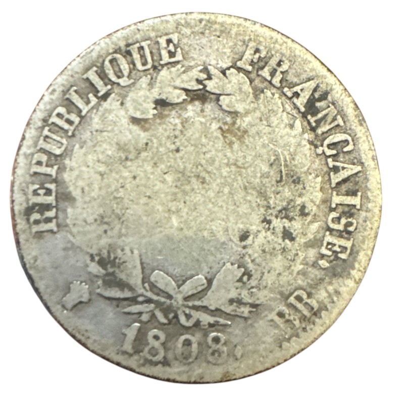 Napoléon empereur - 1 Franc - 1808 BB Strasbourg - B