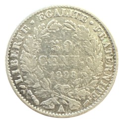 50 centimes Cérès - 1888 A Paris - TB+ 2