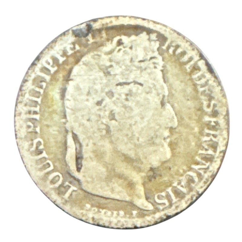 1/2 Franc Louis Philippe I - 1845 B Rouen - B